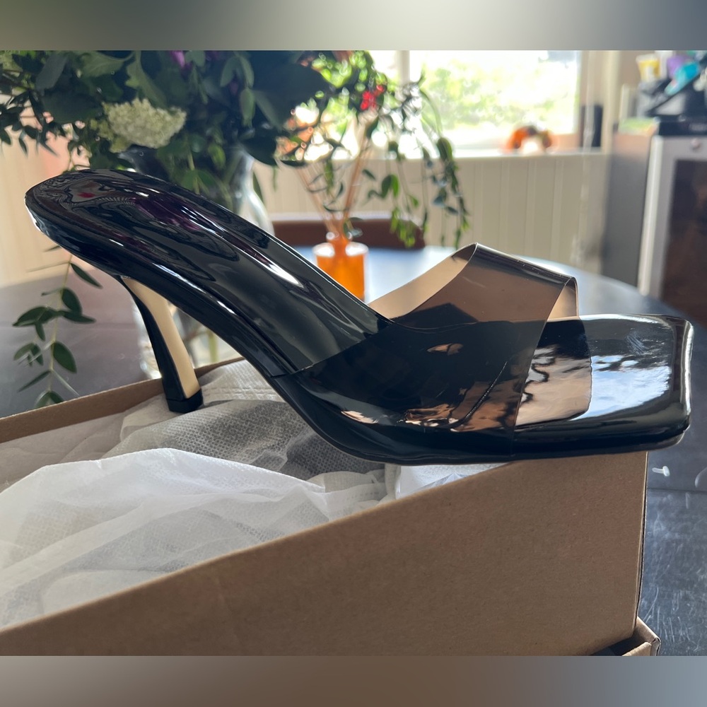 Black Slide Sandals